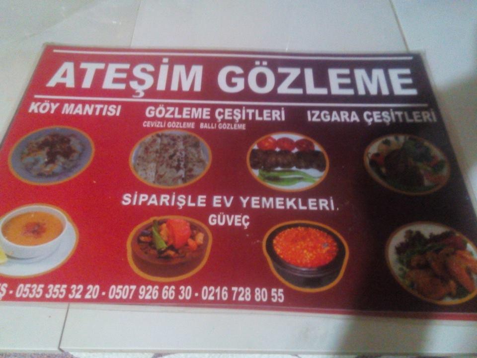 Ateşim Gözleme Şile / İstanbul 0 (535) 355 32 ** Birmilyonnokta