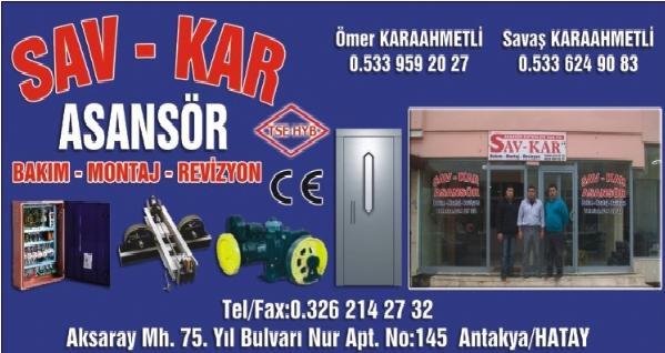SavKar Asansör Antakya / Hatay 0 (326) 214 27 ** Birmilyonnokta