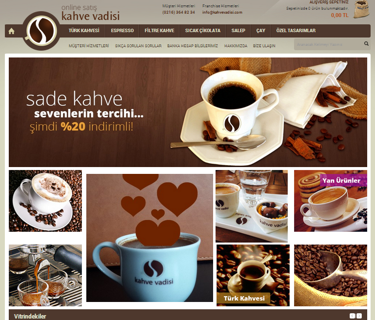 KAHVE VADİSİ Ümraniye / İstanbul 0 (216) 364 82 ** Birmilyonnokta