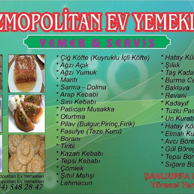 kozmopolitan ev yemekleri Birecik / Şanlıurfa 0 (544) 548 28
