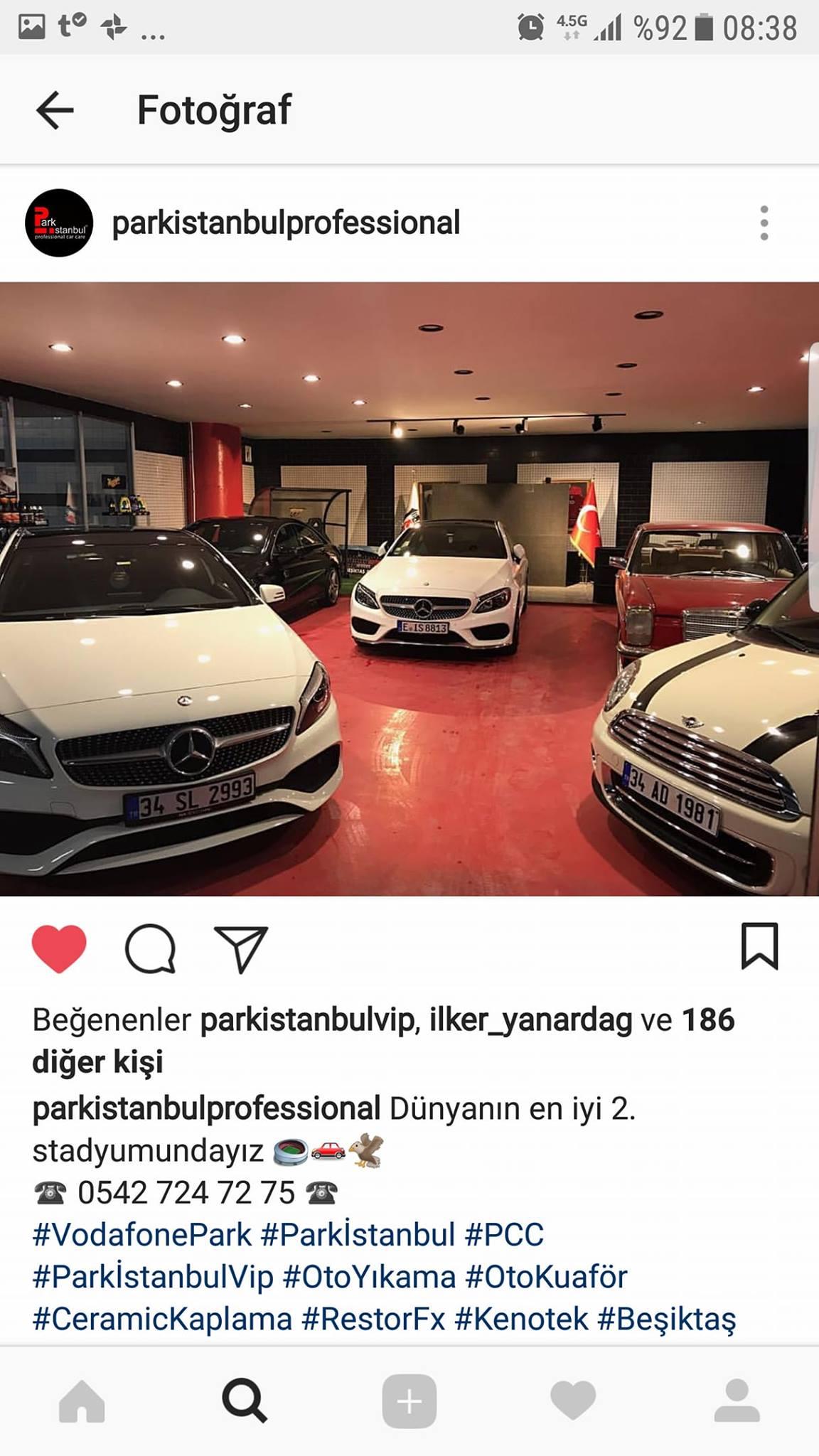 Park Istanbul Profesyonel Car Care Besiktas Istanbul 0 542 724 72 Birmilyonnokta