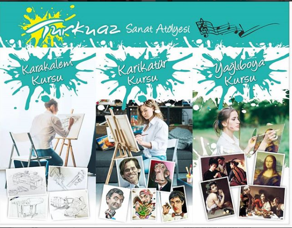 turkuaz sanat atolyesi resim muzik