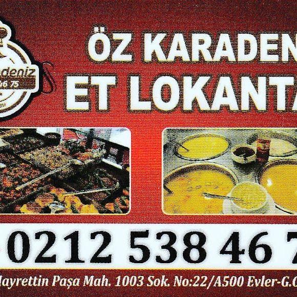 Öz Karadeniz Et Lokantası Gaziosmanpaşa / İstanbul 0 (536) 473 75