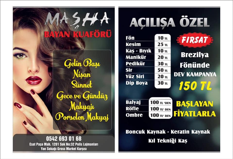 Masha Bayan Kuaforu Menemen Izmir 0 542 693 01 Birmilyonnokta