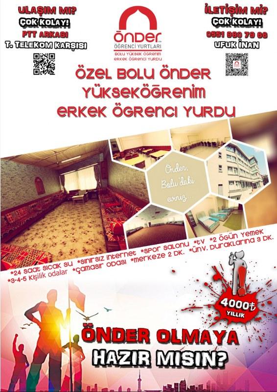 Bolu Onder Yuksekogrenim Erkek Ogrenci Yurdu Bolu Merkez 0 551 980 79 Birmilyonnokta