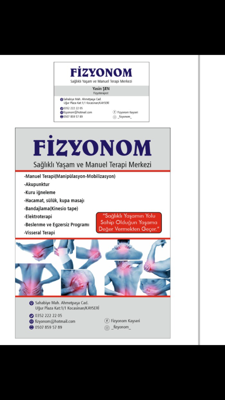 kayseri manuel terapi merkezi fizyonom kocasinan kayseri 0 507 859 57 birmilyonnokta