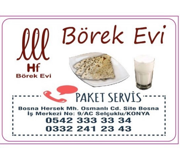Hamsi Finger Balık &amp; Hf Börek Evi Selçuklu / Konya 0 (542) 333 33