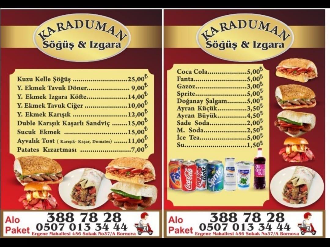 Karaduman Sogus Izgara Bornova Izmir 0 232 388 78 Birmilyonnokta