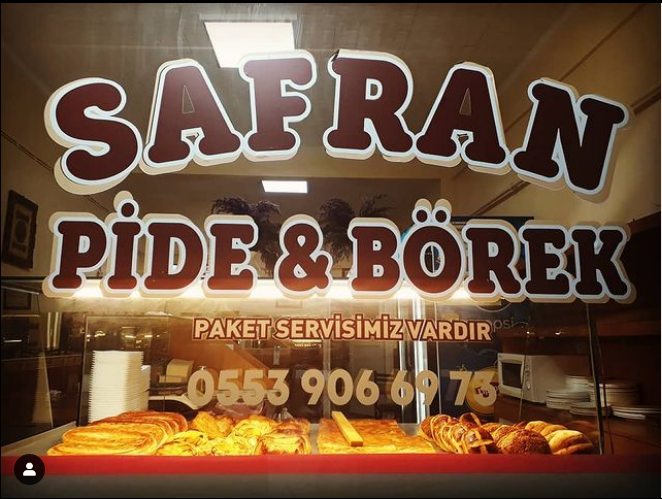 Safran Pide &amp; Börek Ataşehir / İstanbul 0 (553) 906 69
