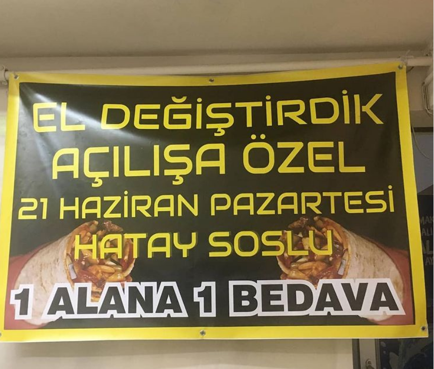 tek hatay soslu doner melikgazi kayseri 0 352 326 14 birmilyonnokta